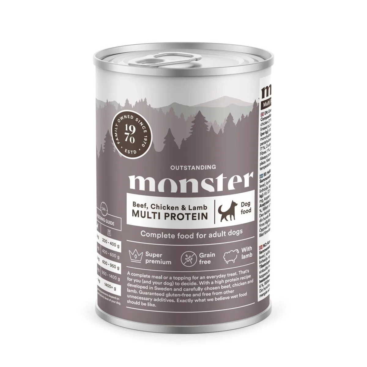 Monster Dog Adult Beef, Chicken & Lamb
