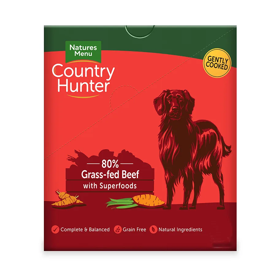 Nature's Menu Country Hunter Grain Free Wet Dog Food Beef