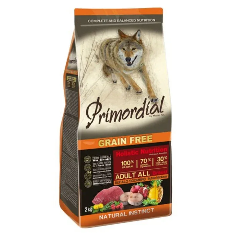 Primordial Adult Grain Free Búfalo y Caballa
