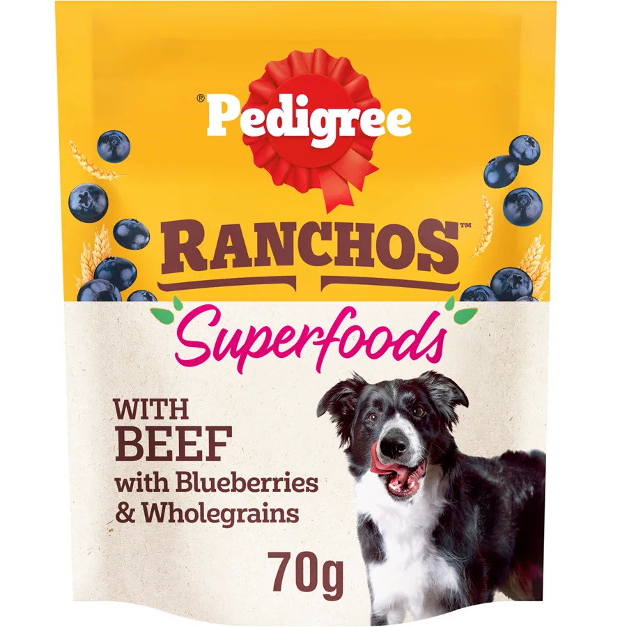 Pedigree Ranchos Superfoods Beef Dog Treats