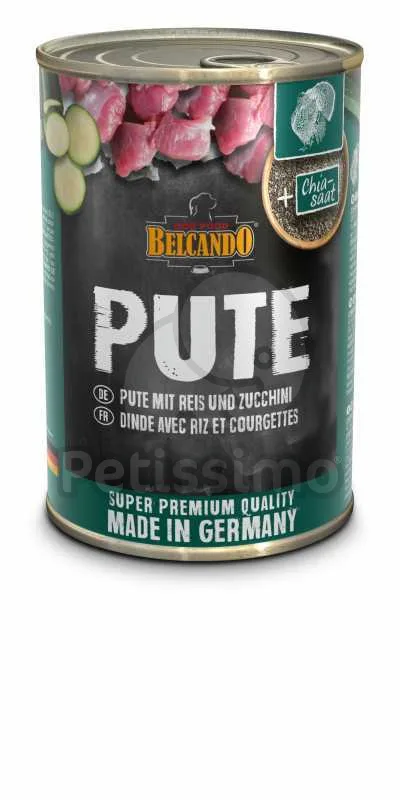 Belcando konzerv pulykahús rizzsel és cukkinivel