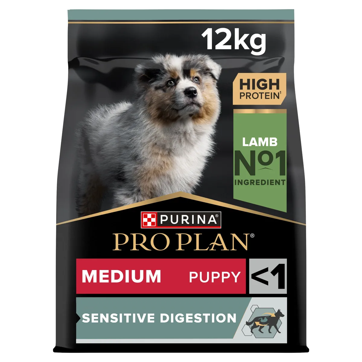 Purina Pro Plan Medium Breed Sensitive Digestion Dry Puppy Food Lamb