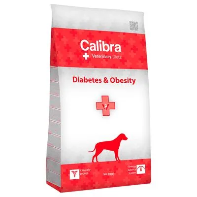 Libra Calibra Veterinary Diet Dog Diabetes & Obesity com aves