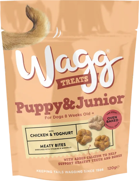 Wagg Chicken & Yoghurt Puppy & Junior Dog Treats - Wagg Pet Foods