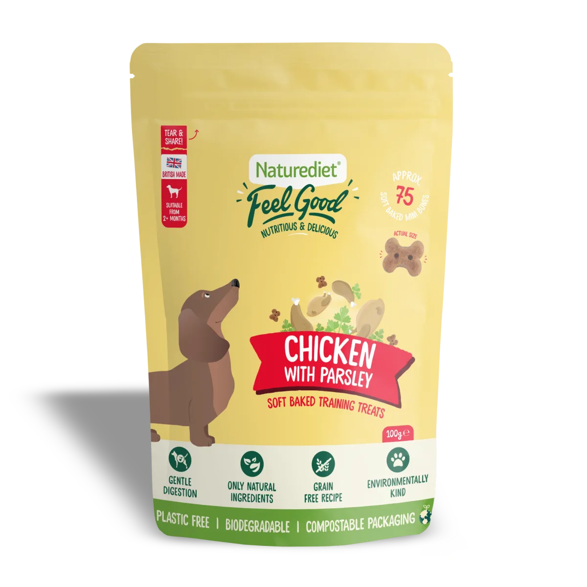 Naturediet Feel Good Chicken Treats ( Pouches)