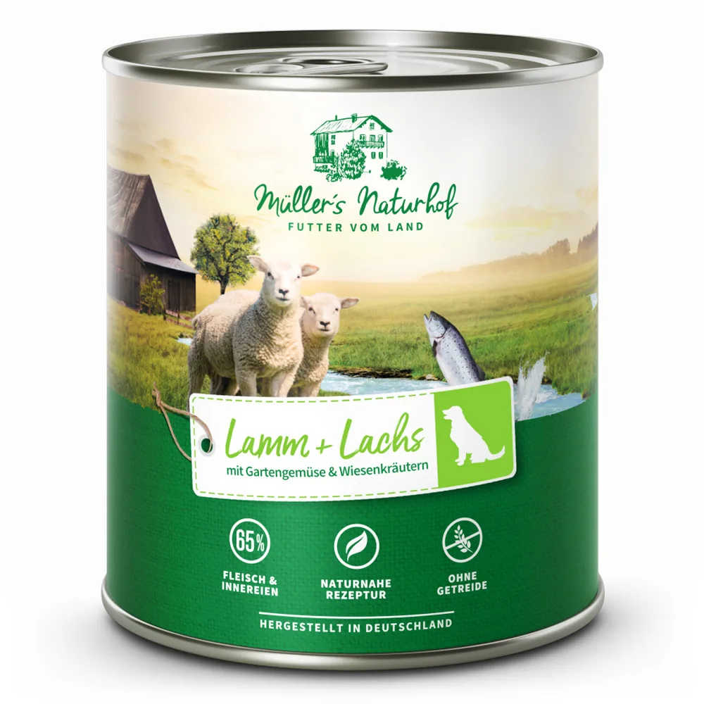 Müller’s Naturhof Traditionell Lamm und Lachs