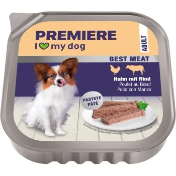 PREMIERE Best Meat Adulte Poulet au bœuf