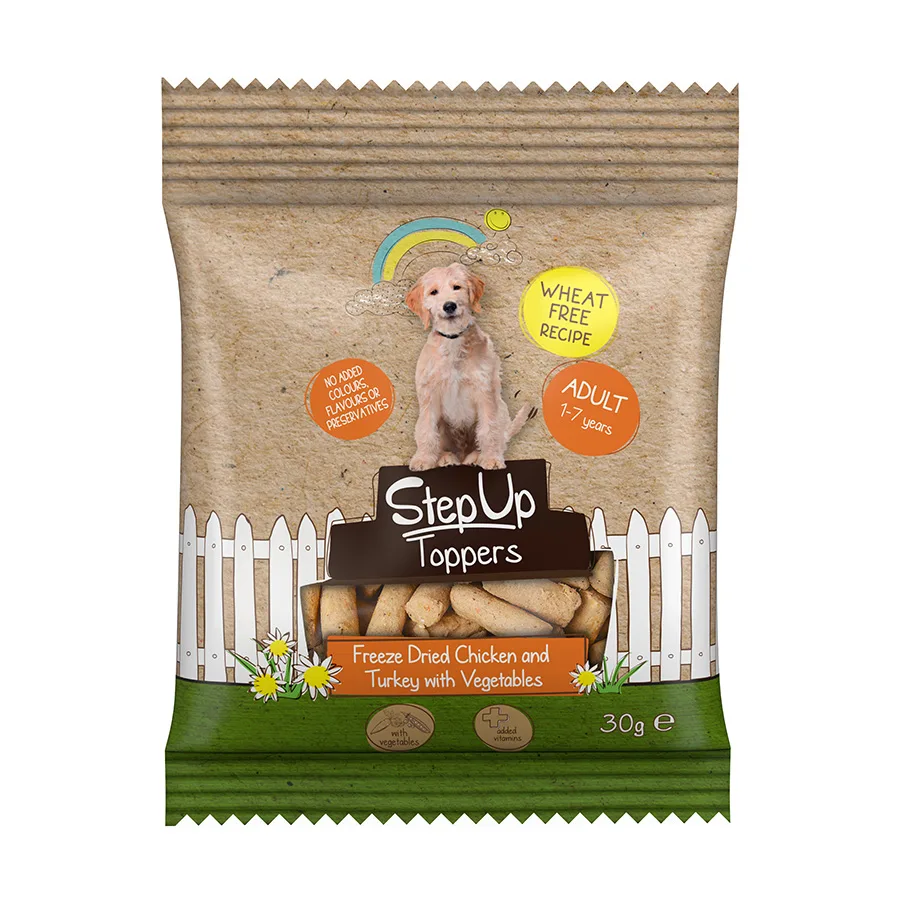 Step Up Toppers Freeze Dried Chicken & Turkey with Vegetables