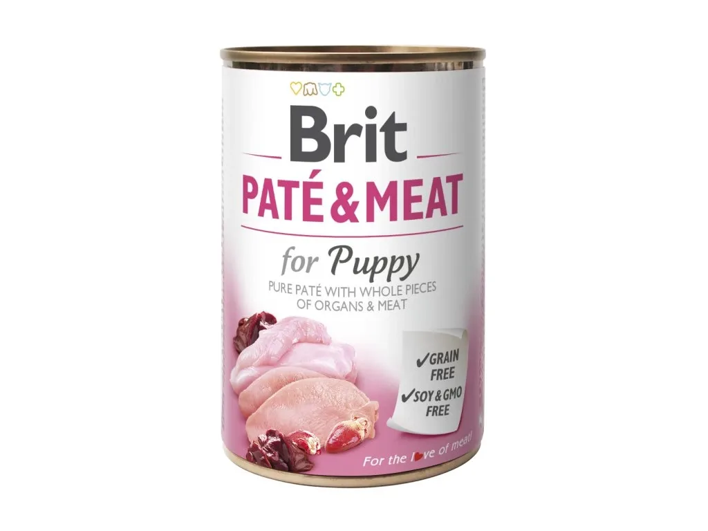 Brit Care Konzerva Brit Pate & Meat Puppy
