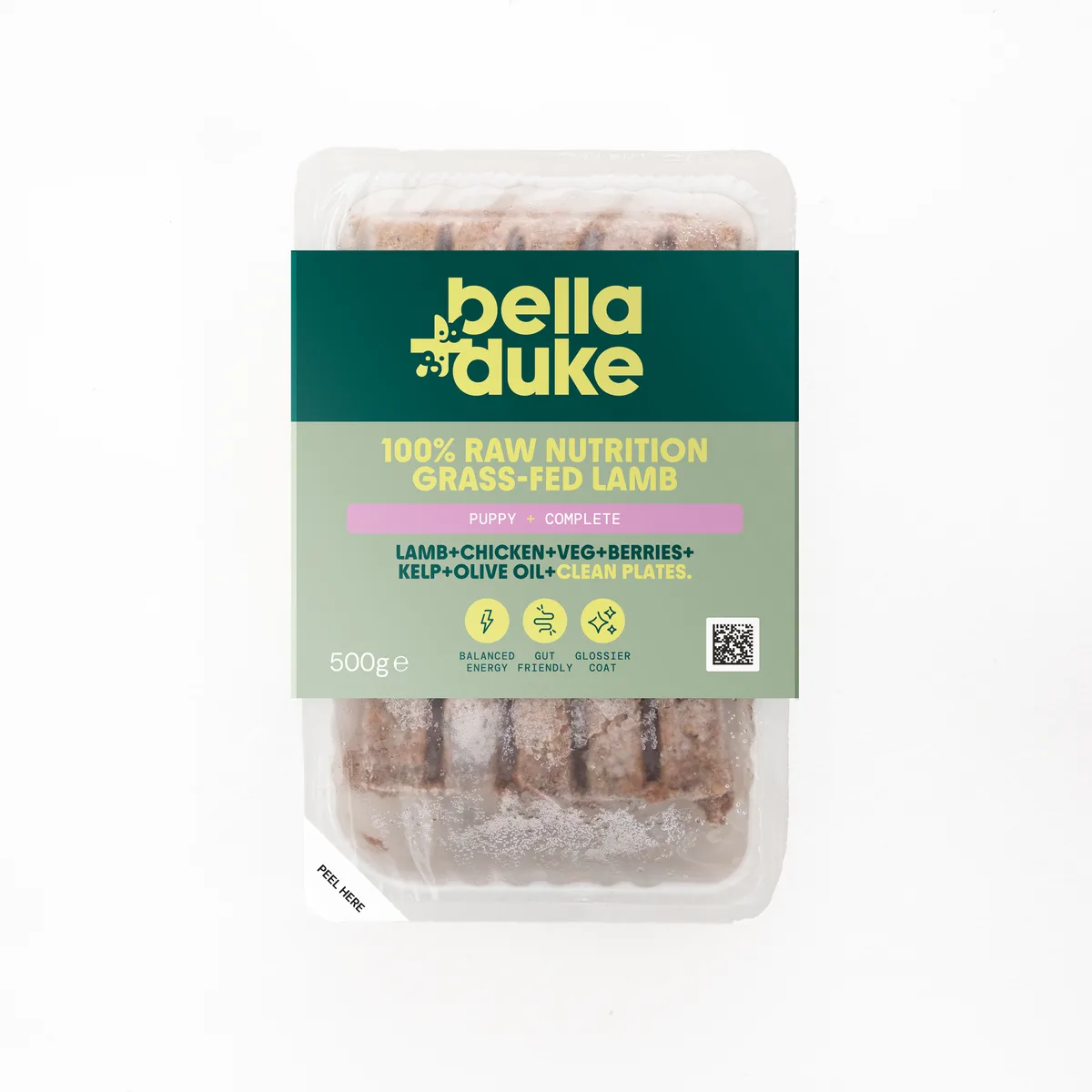 Bella & Duke Complete Raw Puppy Food Grass-Fed Lamb