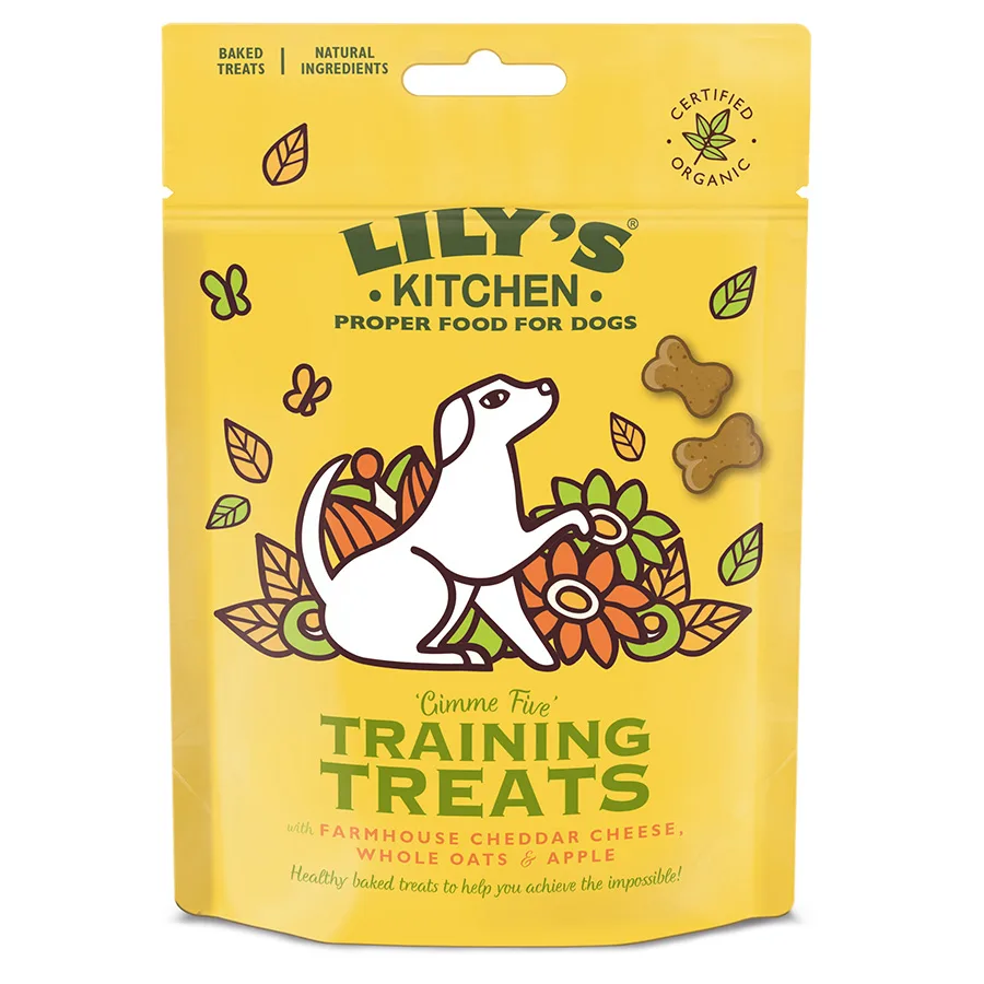 Lily's Kitchen Gimme Five Training Dog Treats with Cheese & Apple
