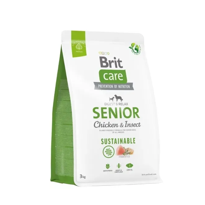 Brit Dog Senior Sustainable Chicken & Insect
