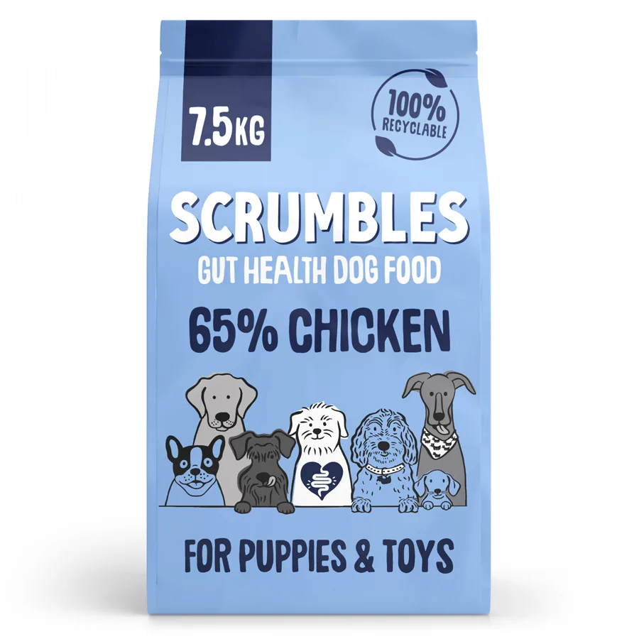 Scrumbles Complete Puppy Dry Dog Food Chicken