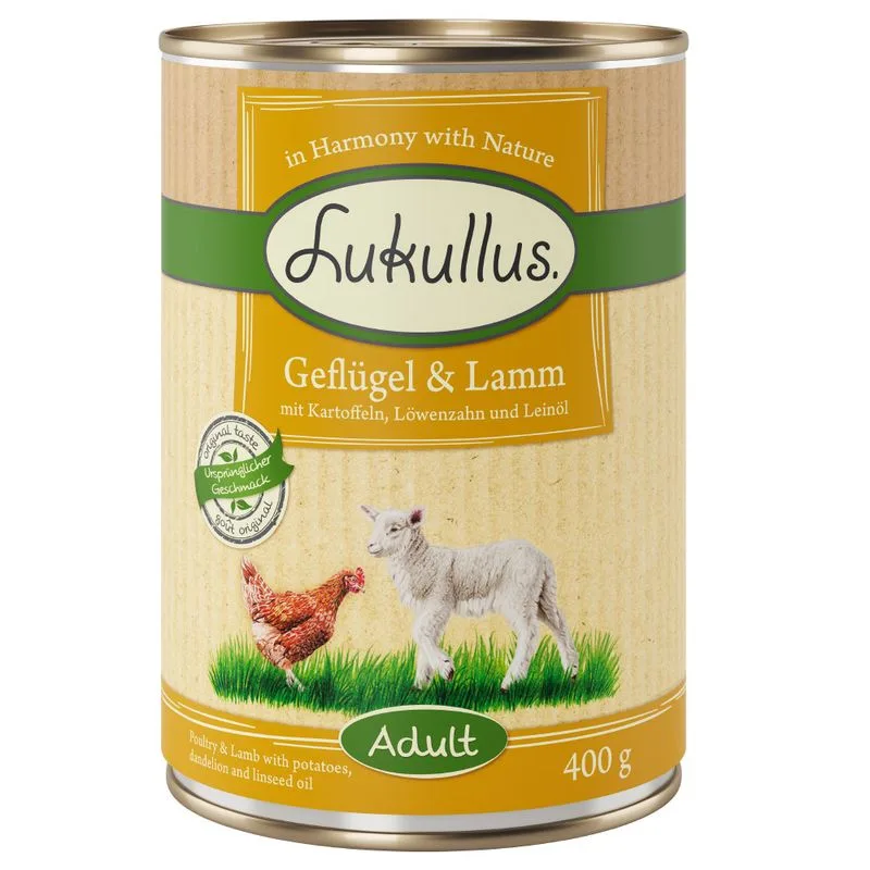 Lukullus Adult, Fjerkræ & Lam