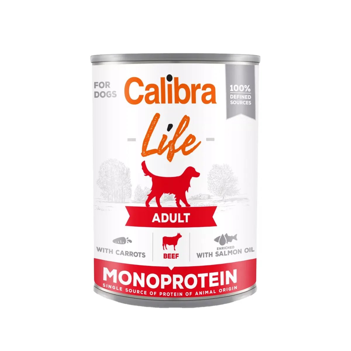 Libra Calibra Dog Life Adult Nassfutter - Rindfleisch