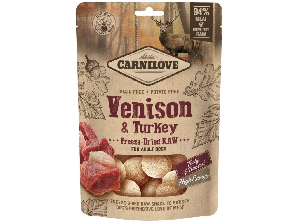 Carnilove Freeze-Dried Raw Snacks Venison&Turkey