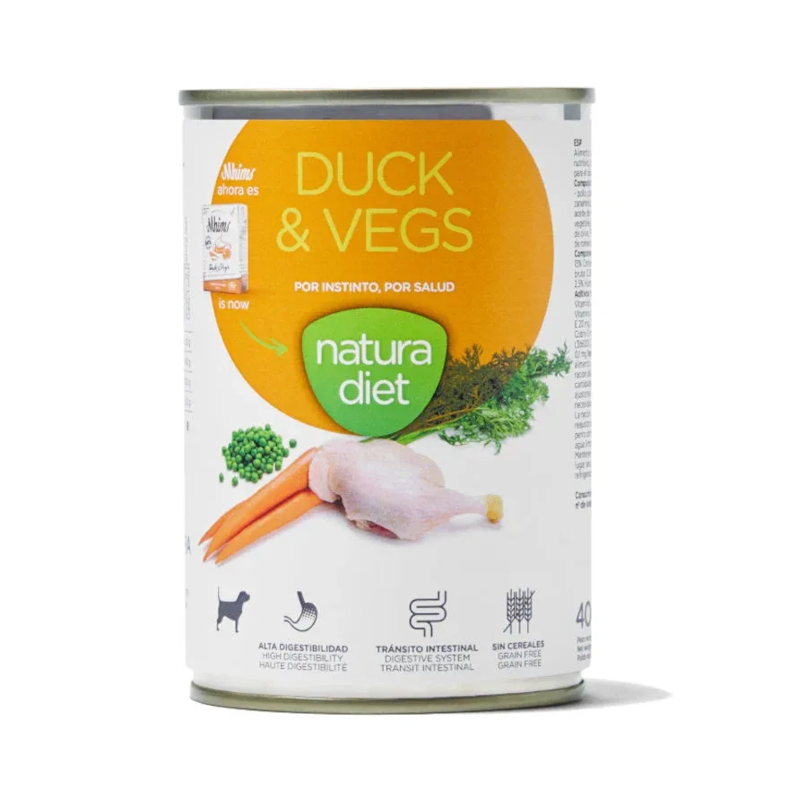 Natura Diet Pato y Verduras latas