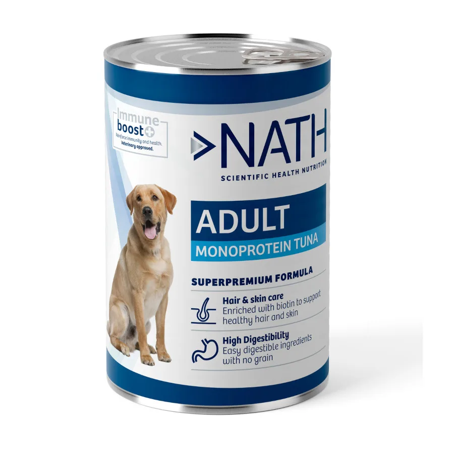 Nath Adult Monoprotein Tuna lata comida húmeda