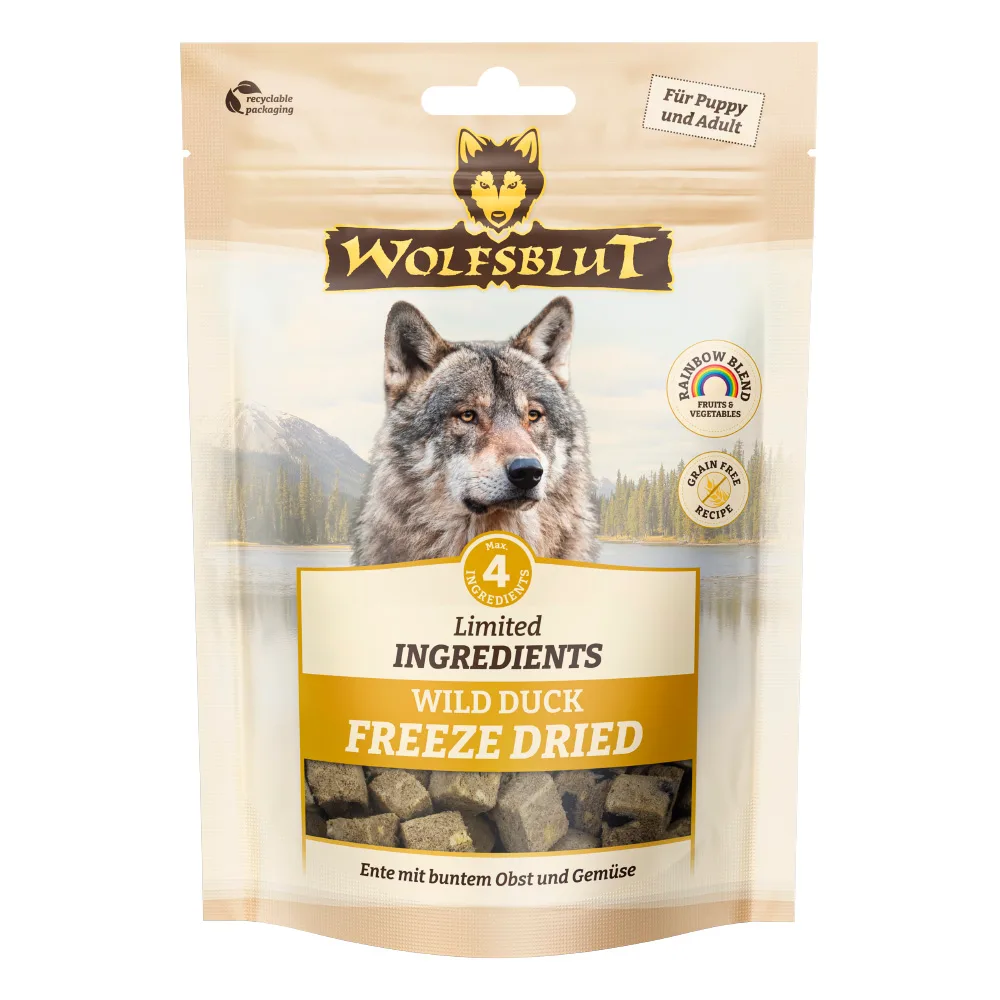 Wolfsblut Limited Ingredients Adult Freeze Dried Wild Duck