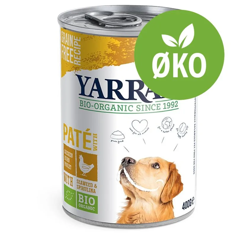 Yarrah Øko, øko Kylling med øko brændenælder & øko tomat i sovs