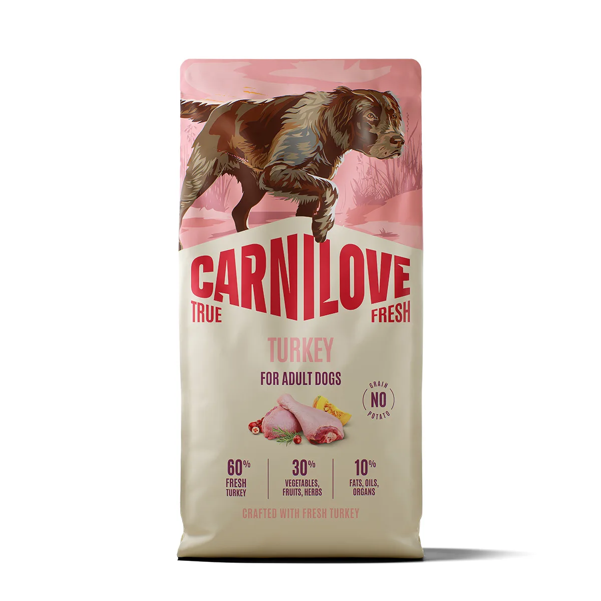 Carnilove True Fresh Dog Adult Turkey Torrfoder till Hund