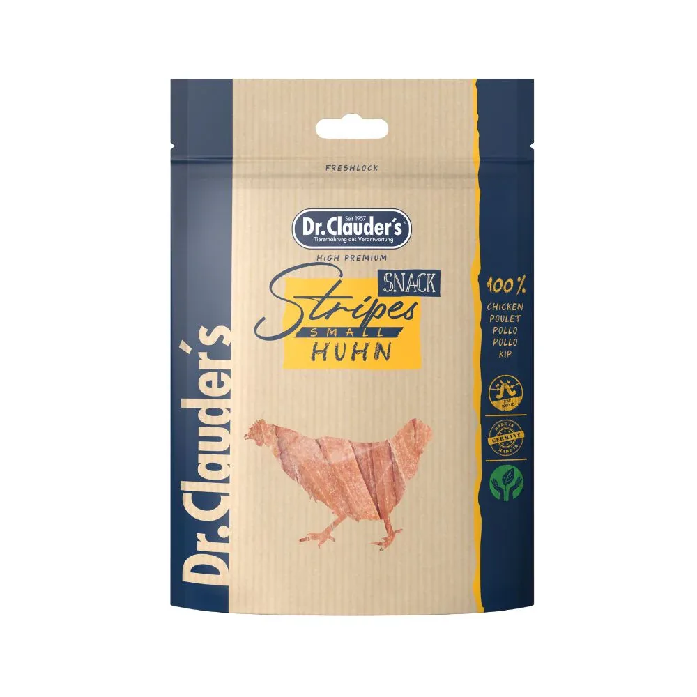Dr.Clauder solutions for pets GmbH Dr.Clauder´s Stripes Snack Huhn Small