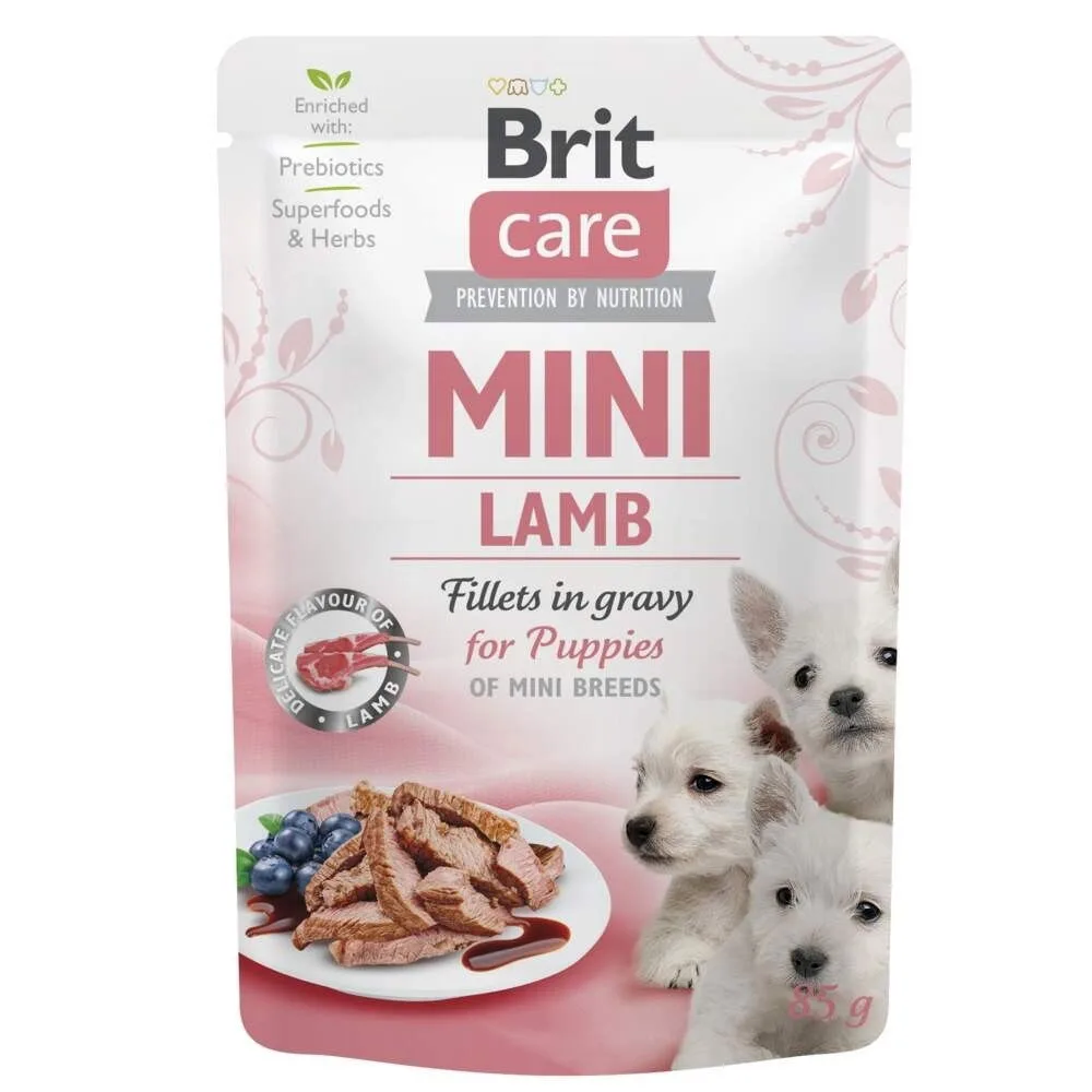 Brit Care Mini Puppy lammasta kastikkeessa