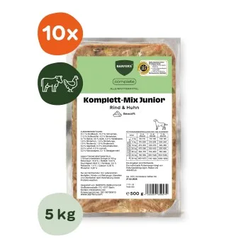 BARFER'S Komplett-Mix Junior Rind & Huhn