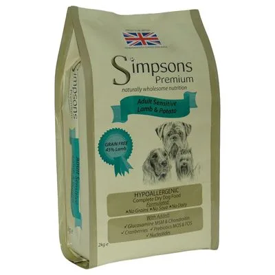 Simpsons Premium Adult Sensitive bárány & burgonya