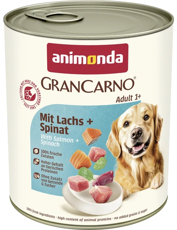 Animonda GranCarno GranCarno Adult Mit Lachs + Spinat