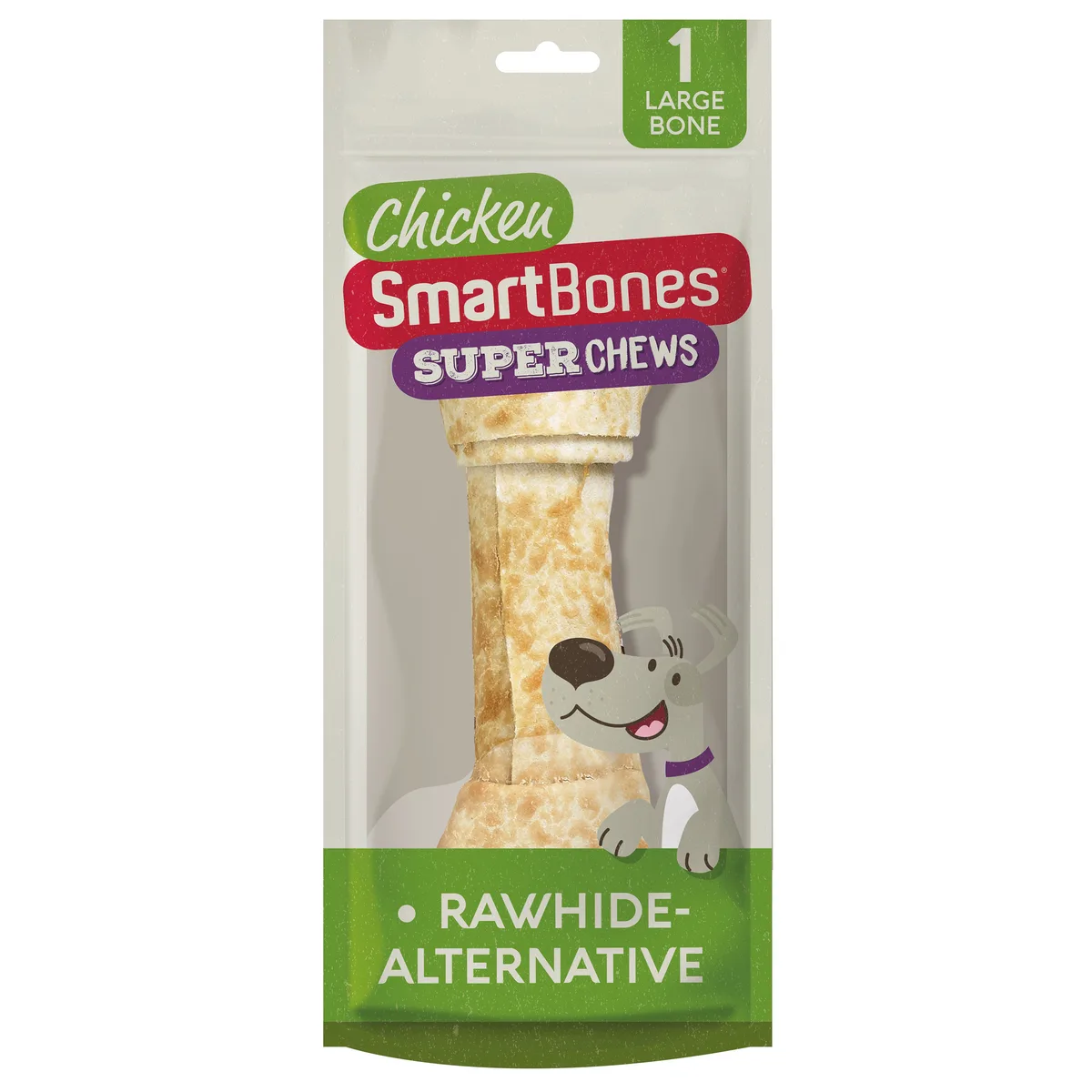 SmartBones SuperChews Large Chicken Bone Dog Chew