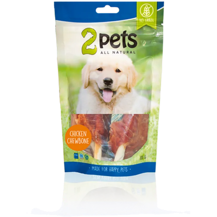 Dogsnack Chicken Chewbone V512863 2pets Dogsnack kyllingtyggebein