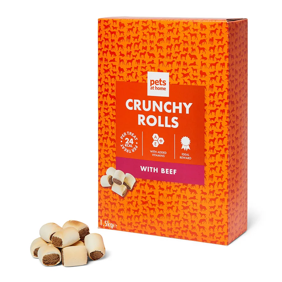 Pets at Home Crunchy Bones with Beef Dog Treats