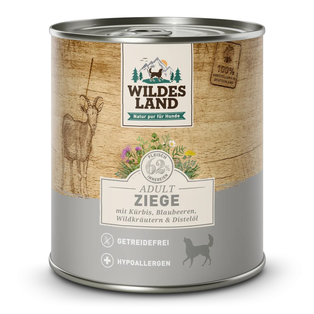 Wildes Land Classic Adult Ziege mit Kürbis
