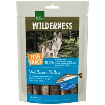 REAL NATURE WILDERNESS Fish Snack Wildlachs-Rollen