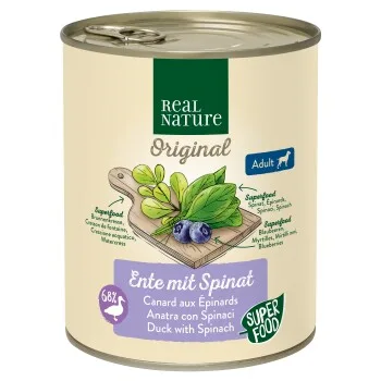 REAL NATURE Superfood Adult Ente mit Spinat