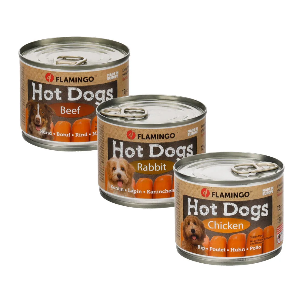 Flamingo Mini Hot Dogs