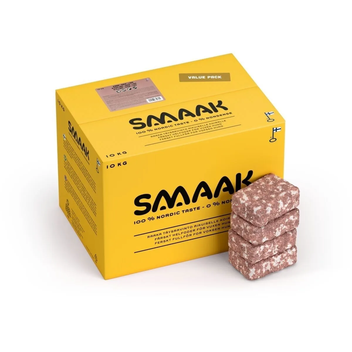 Smaak Raw Complete Adult Chicken, Pork & Salmon