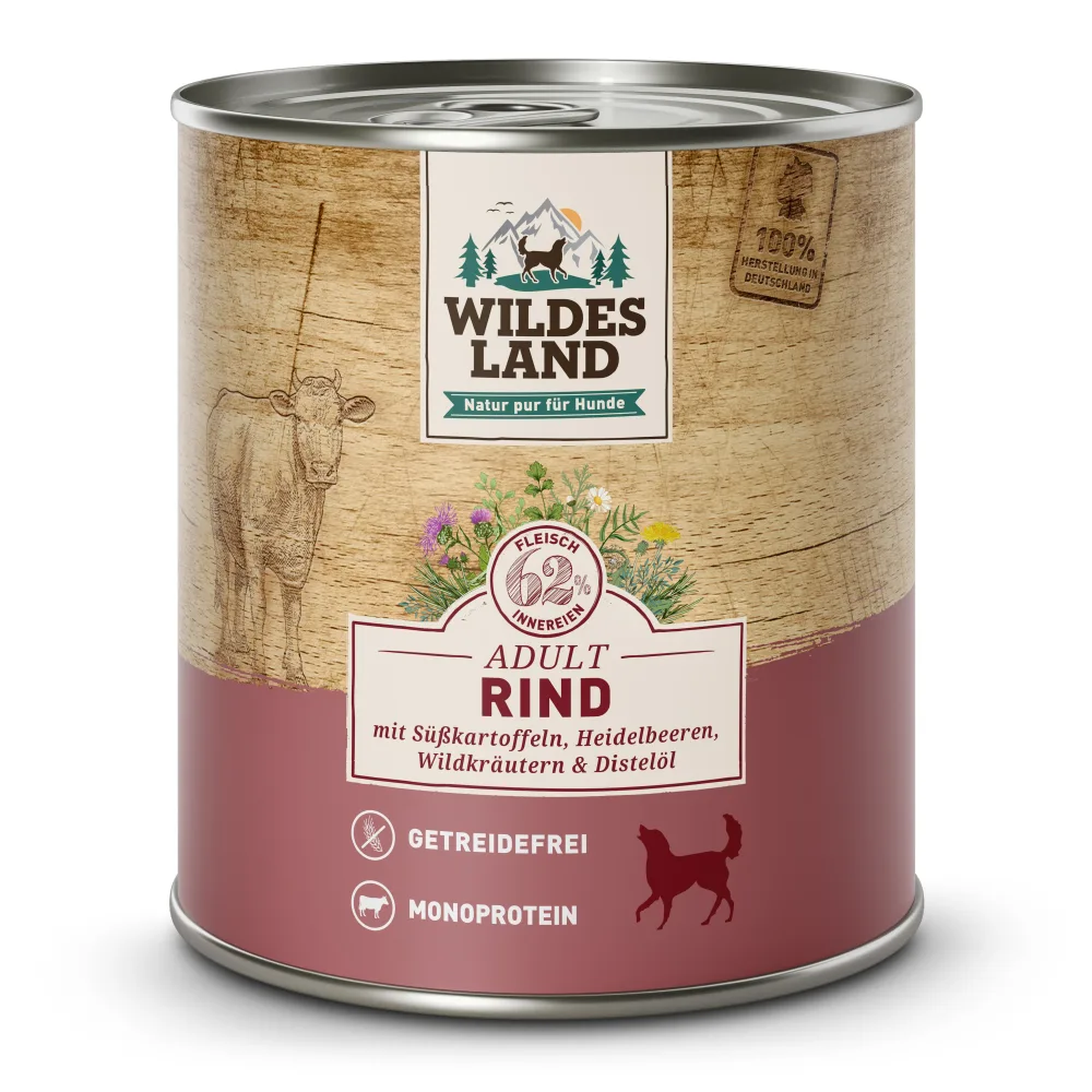 Wildes Land Classic Adult Rind mit Süßkartoffel