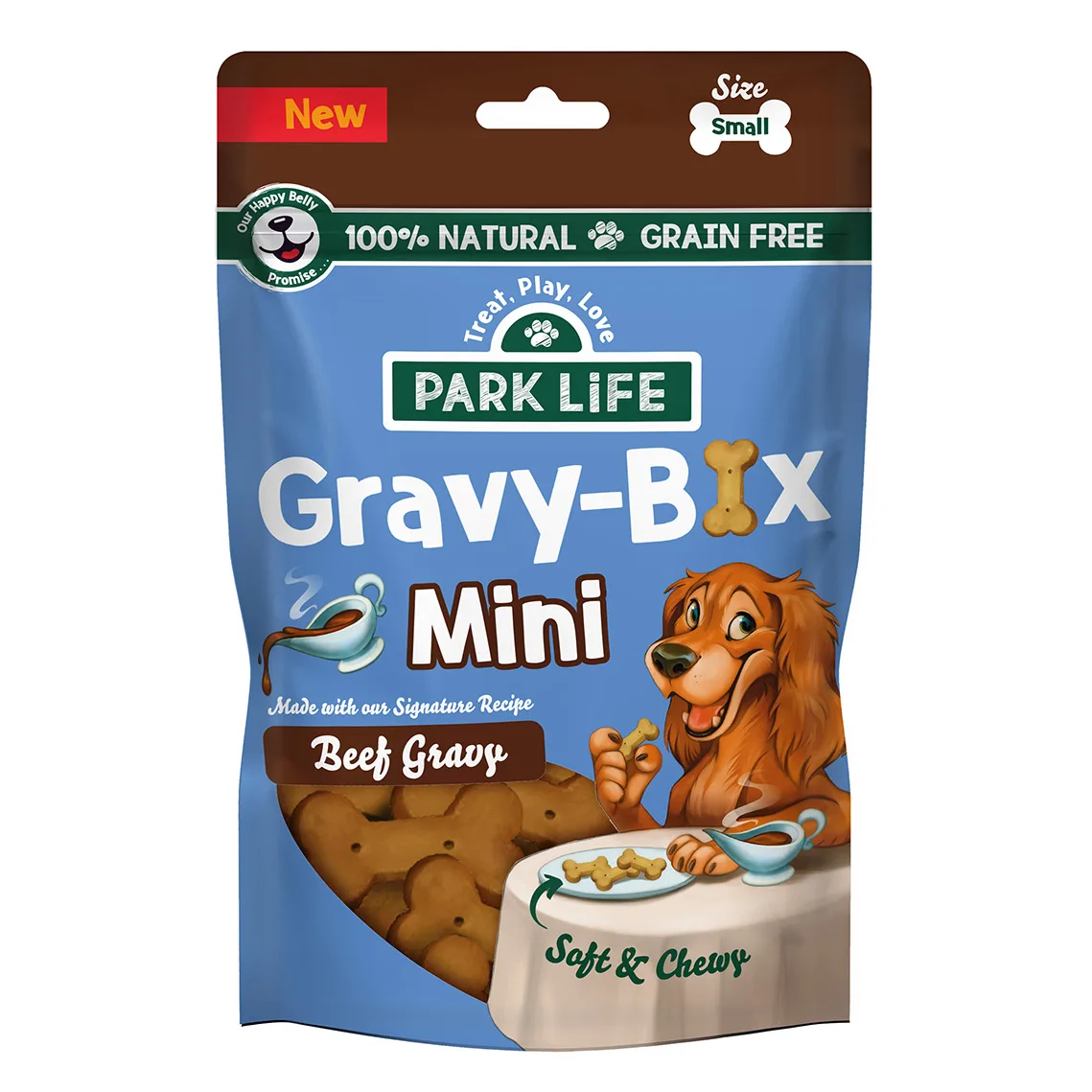 Park Life Gravy-Bix Mini Beef Dog Treats