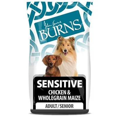 Burns Adult & Senior Sensitive - Poulet et maïs complet