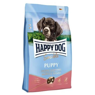 Happy Dog Supreme Sensible Puppy frango, salmão e batata