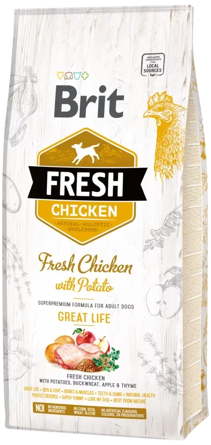 Brit Fresh Chicken with Potato Adult Great Life