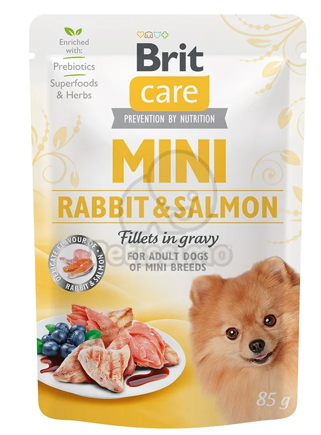 Brit Care Care Mini Fillets in Gravy - Rabbit & Salmon