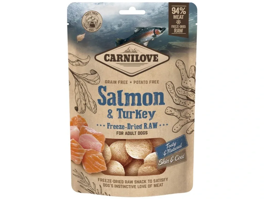 Carnilove Freeze-Dried Raw Salmon&Turkey