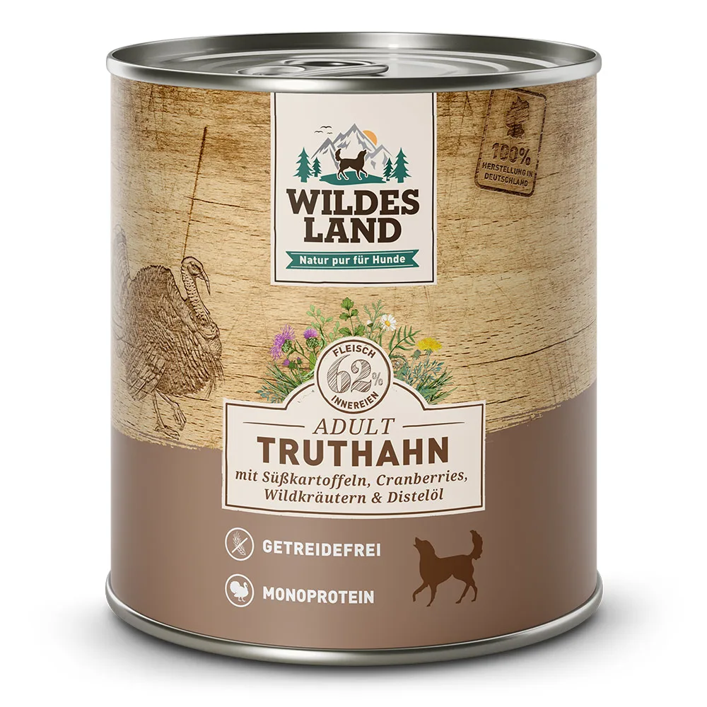 Wildes Land Classic Adult Truthahn mit Süßkartoffel
