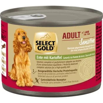 SELECT GOLD Sensitive Adult Ente mit Kartoffel