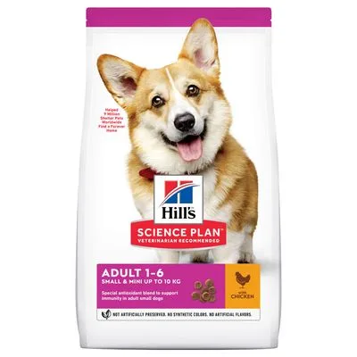 Hill's Science Plan Adult 1-6 Small & Mini poulet