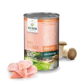 BALDUiN Hund Huhn & Kräuterseitling