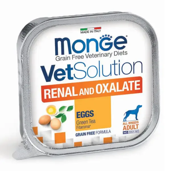Monge VetSolution Canine Renal & Oxalate Grain Free Uova essiccate